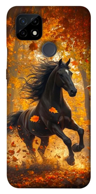 Чехол itsPrint Autumn Horse для Realme C21, животные, купить оптом с доставкой