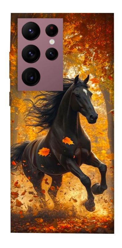 Чехол itsPrint Autumn Horse для Samsung Galaxy S22 Ultra, животные, купить оптом с доставкой