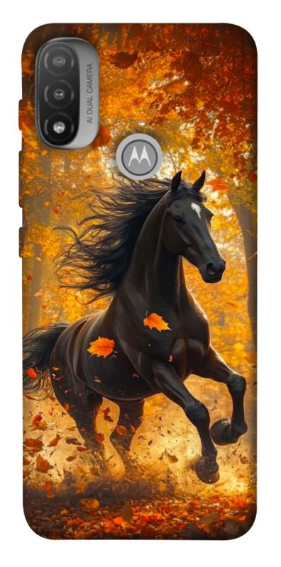 Чехол itsPrint Autumn Horse для Motorola Moto E20, животные, купить оптом с доставкой