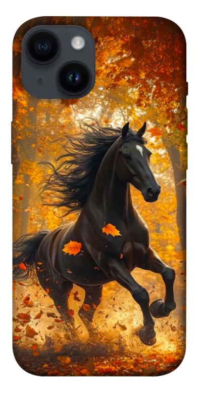 Чехол itsPrint Autumn Horse для Apple iPhone 14 (6.1"), животные, купить оптом с доставкой