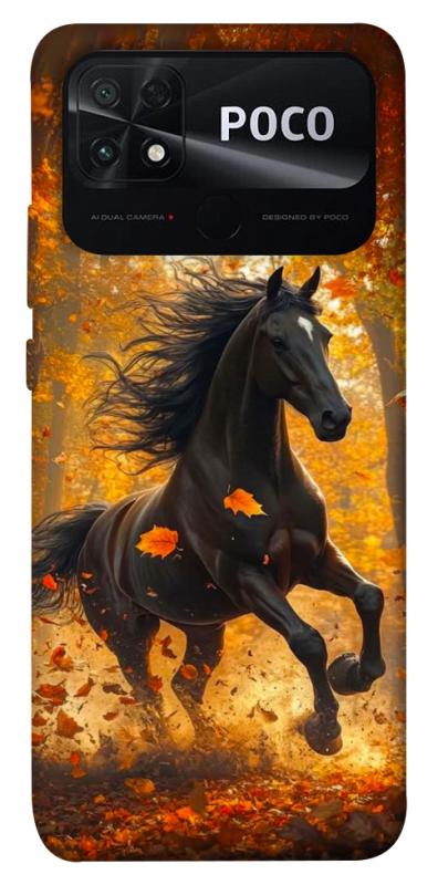 Чохол itsPrint Autumn Horse для Xiaomi Poco C40, тварини, купити оптом з доставкою