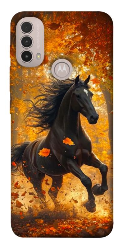 Чехол itsPrint Autumn Horse для Motorola Moto E40, животные, купить оптом с доставкой