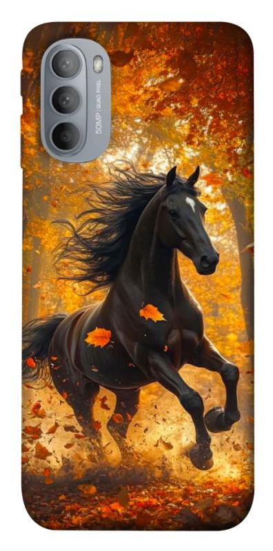 Чехол itsPrint Autumn Horse для Motorola Moto G31, животные, купить оптом с доставкой