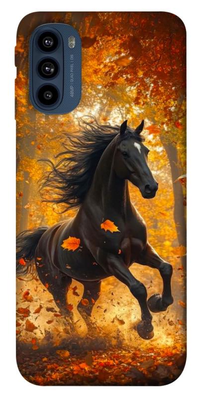 Чехол itsPrint Autumn Horse для Motorola Moto G41, животные, купить оптом с доставкой