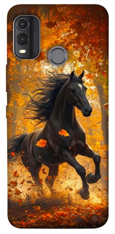 Чехол itsPrint Autumn Horse для Nokia G11 Plus, животные, купить оптом с доставкой
