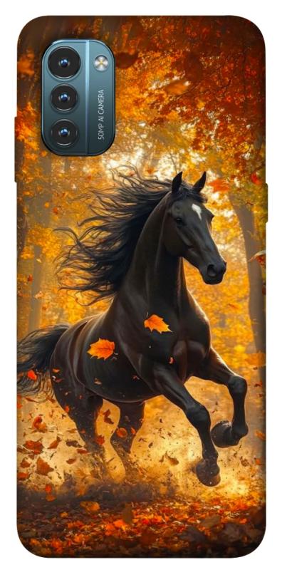 Чохол itsPrint Autumn Horse для Nokia G21, тварини, купити оптом з доставкою