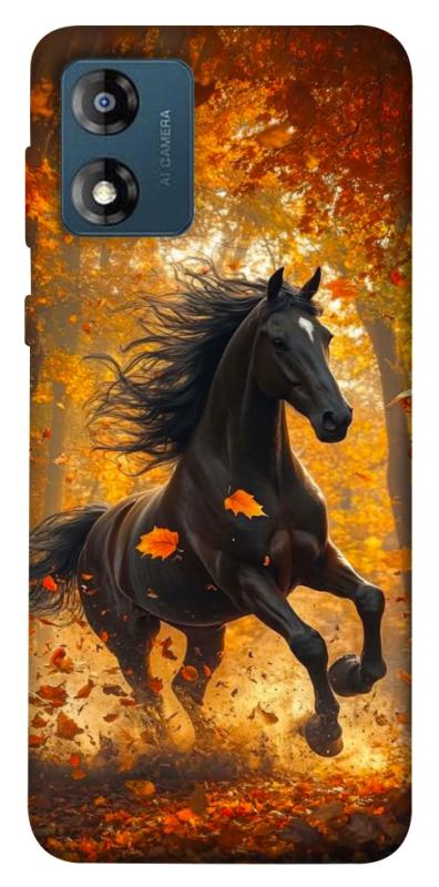 Чехол itsPrint Autumn Horse для Motorola Moto E13, животные, купить оптом с доставкой