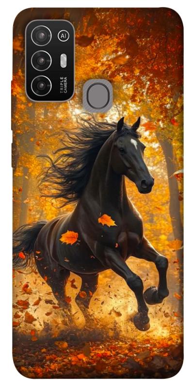 Чехол itsPrint Autumn Horse для ZTE Blade A52, животные, купить оптом с доставкой