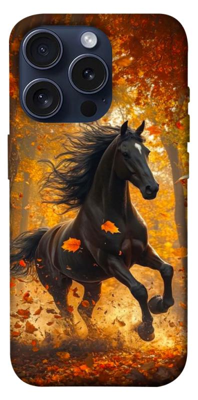 Чехол itsPrint Autumn Horse для Apple iPhone 15 Pro (6.1"), животные, купить оптом с доставкой