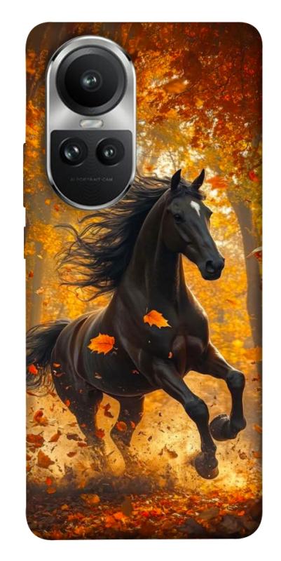Чохол itsPrint Autumn Horse для Oppo Reno 10, тварини, купити оптом з доставкою