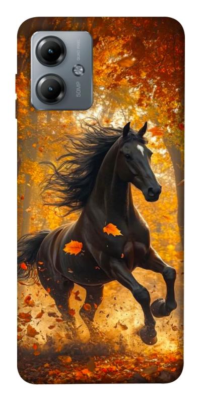 Чехол itsPrint Autumn Horse для Motorola Moto G14, животные, купить оптом с доставкой