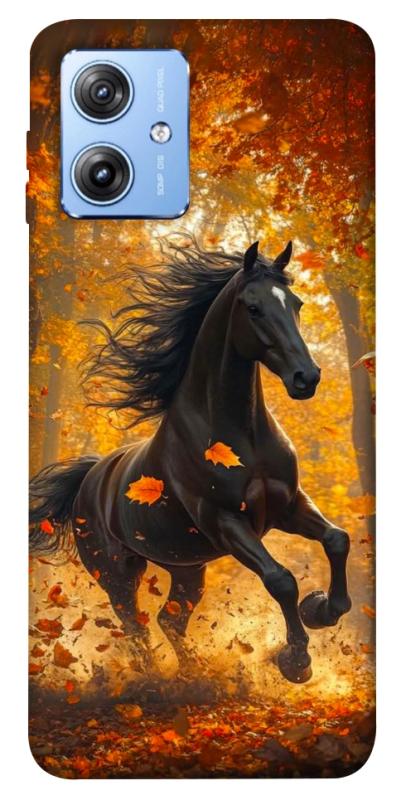 Чохол itsPrint Autumn Horse для Motorola Moto G84, тварини, купити оптом з доставкою