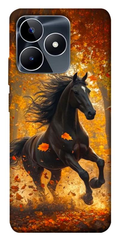 Чехол itsPrint Autumn Horse для Realme C53, животные, купить оптом с доставкой