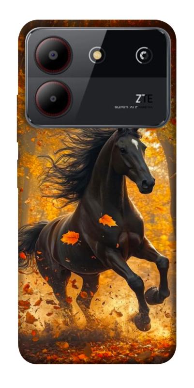 Чехол itsPrint Autumn Horse для ZTE Blade A54 4G, животные, купить оптом с доставкой