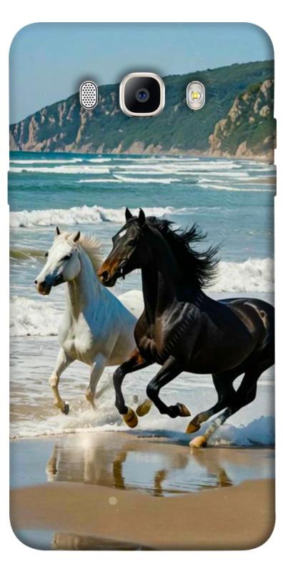 Чехол itsPrint Beach Horses для Samsung J510F Galaxy J5 (2016), животные, купить оптом с доставкой