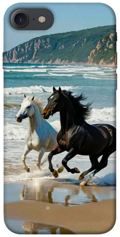 Чехол itsPrint Beach Horses для Apple iPhone 7 / 8 (4.7"), животные, купить оптом с доставкой