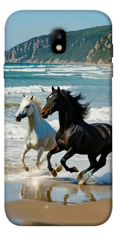 Чехол itsPrint Beach Horses для Samsung J730 Galaxy J7 (2017), животные, купить оптом с доставкой