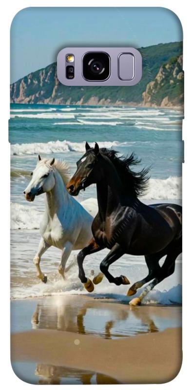Чехол itsPrint Beach Horses для Samsung G955 Galaxy S8 Plus, животные, купить оптом с доставкой