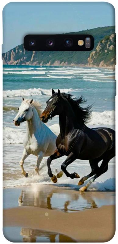 Чехол itsPrint Beach Horses для Samsung Galaxy S10, животные, купить оптом с доставкой