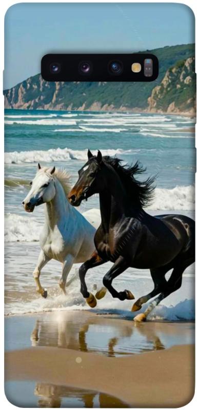Чехол itsPrint Beach Horses для Samsung Galaxy S10+, животные, купить оптом с доставкой