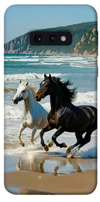 Чехол itsPrint Beach Horses для Samsung Galaxy S10e, животные, купить оптом с доставкой