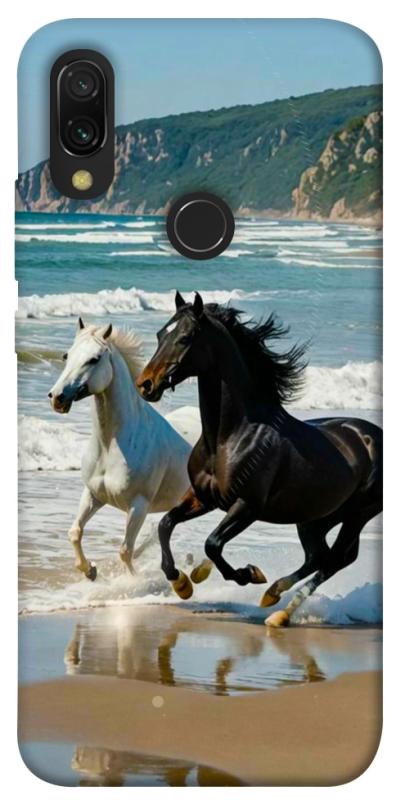 Чехол itsPrint Beach Horses для Xiaomi Redmi 7, животные, купить оптом с доставкой