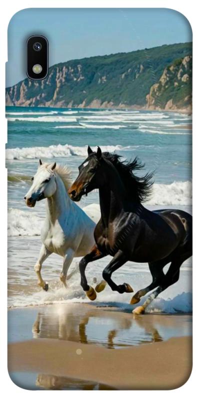Чехол itsPrint Beach Horses для Samsung Galaxy A10 (A105F), животные, купить оптом с доставкой