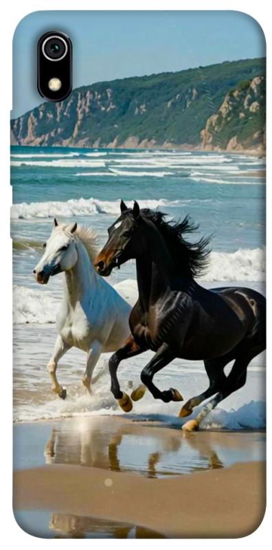 Чехол itsPrint Beach Horses для Xiaomi Redmi 7A, животные, купить оптом с доставкой