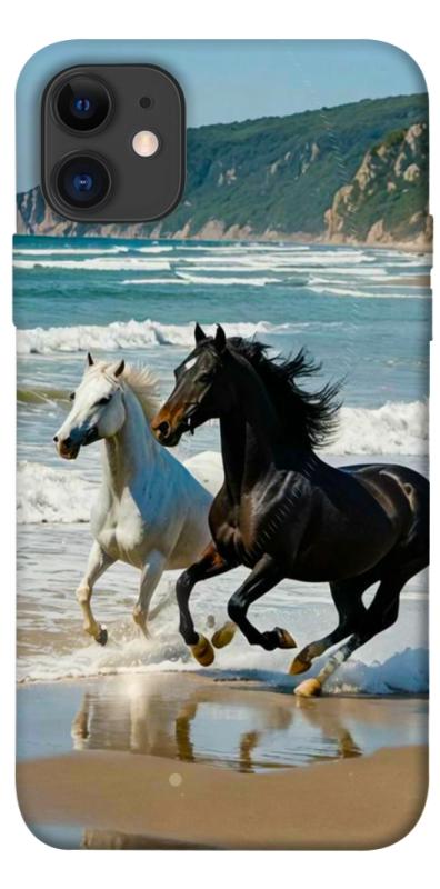 Чохол itsPrint Beach Horses для Apple iPhone 11 (6.1"), тварини, купити оптом з доставкою