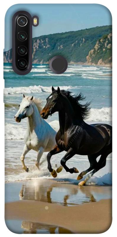 Чехол itsPrint Beach Horses для Xiaomi Redmi Note 8T, животные, купить оптом с доставкой