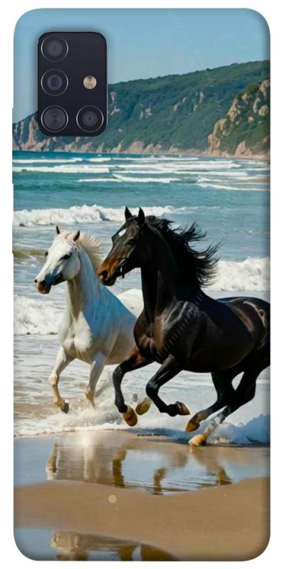 Чехол itsPrint Beach Horses для Samsung Galaxy A51, животные, купить оптом с доставкой