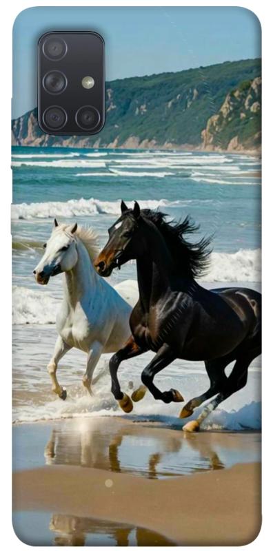 Чехол itsPrint Beach Horses для Samsung Galaxy A71, животные, купить оптом с доставкой