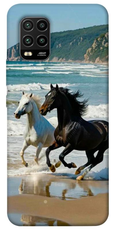 Чехол itsPrint Beach Horses для Xiaomi Mi 10 Lite, животные, купить оптом с доставкой