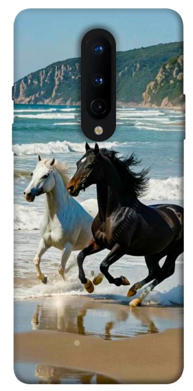 Чохол itsPrint Beach Horses для OnePlus 8, тварини, купити оптом з доставкою