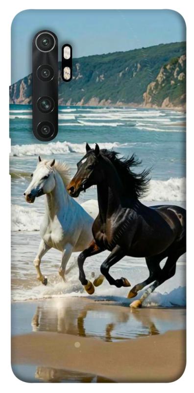 Чехол itsPrint Beach Horses для Xiaomi Mi Note 10 Lite, животные, купить оптом с доставкой