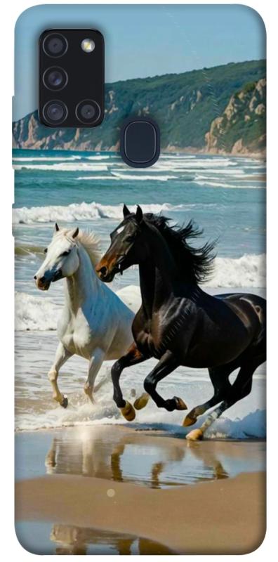 Чехол itsPrint Beach Horses для Samsung Galaxy A21s, животные, купить оптом с доставкой