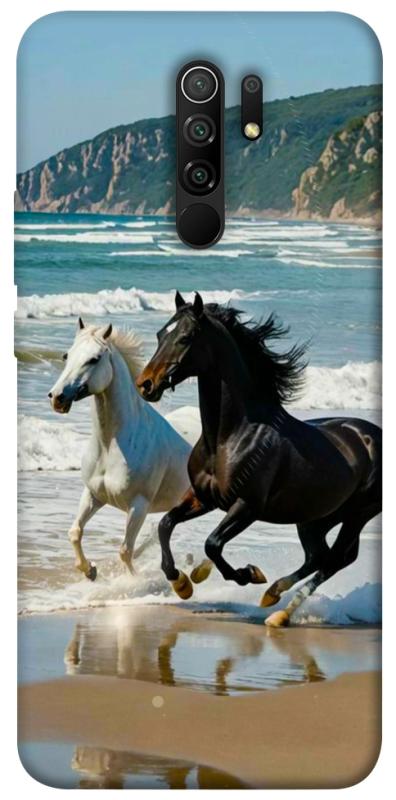Чехол itsPrint Beach Horses для Xiaomi Redmi 9, животные, купить оптом с доставкой