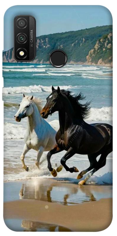 Чехол itsPrint Beach Horses для Huawei P Smart (2020), животные, купить оптом с доставкой