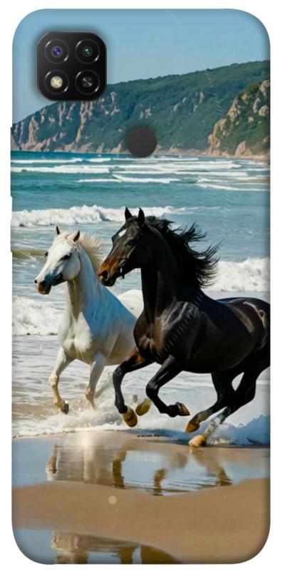 Чехол itsPrint Beach Horses для Xiaomi Redmi 9C, животные, купить оптом с доставкой