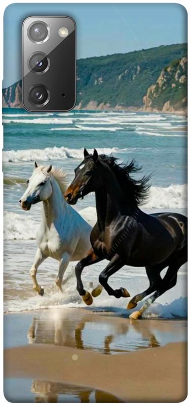 Чехол itsPrint Beach Horses для Samsung Galaxy Note 20, животные, купить оптом с доставкой
