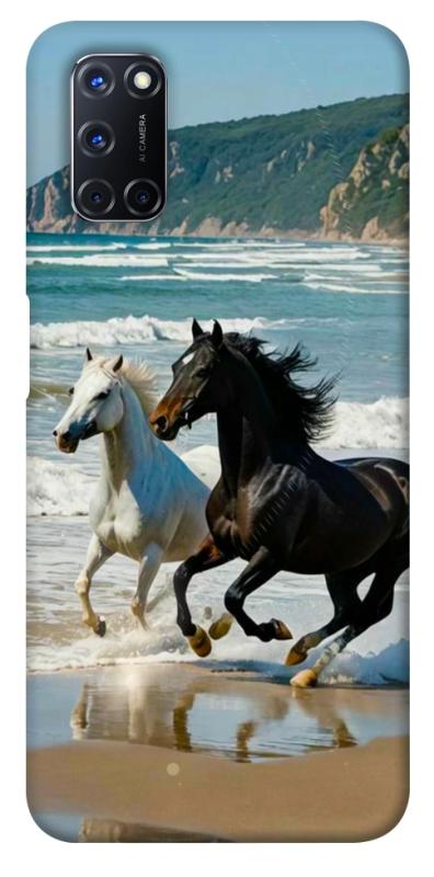 Чехол itsPrint Beach Horses для Oppo A52 / A72 / A92, животные, купить оптом с доставкой