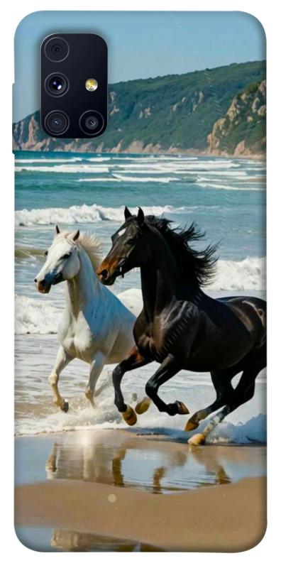 Чехол itsPrint Beach Horses для Samsung Galaxy M31s, животные, купить оптом с доставкой