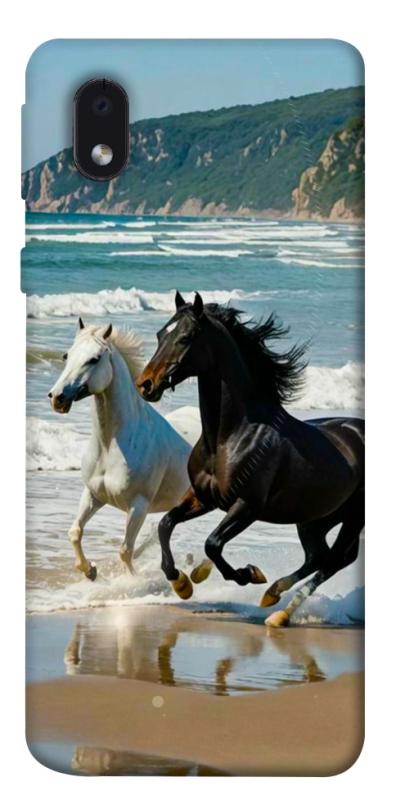 Чехол itsPrint Beach Horses для Samsung Galaxy M01 Core / A01 Core, животные, купить оптом с доставкой