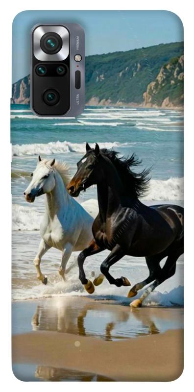 Чехол itsPrint Beach Horses для Xiaomi Redmi Note 10 Pro, животные, купить оптом с доставкой