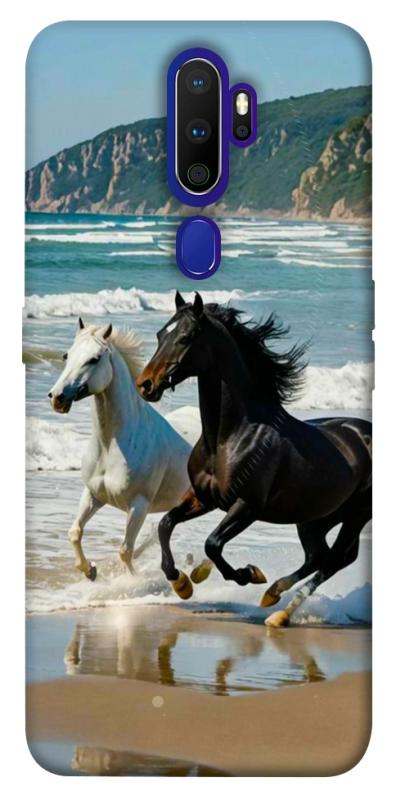 Чехол itsPrint Beach Horses для Oppo A5 (2020) / Oppo A9 (2020), животные, купить оптом с доставкой