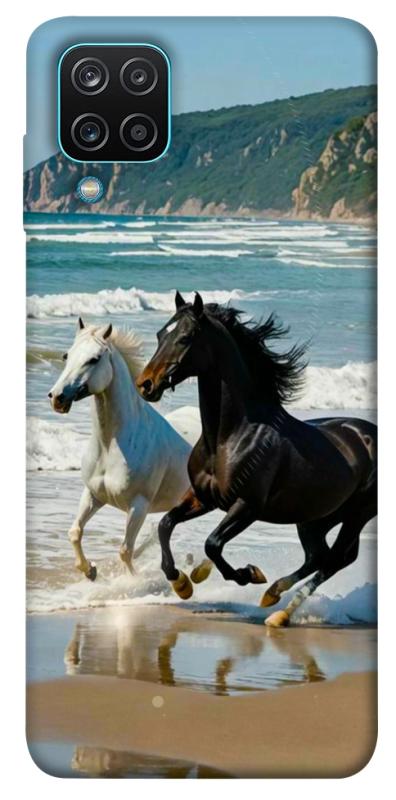 Чехол itsPrint Beach Horses для Samsung Galaxy A12, животные, купить оптом с доставкой