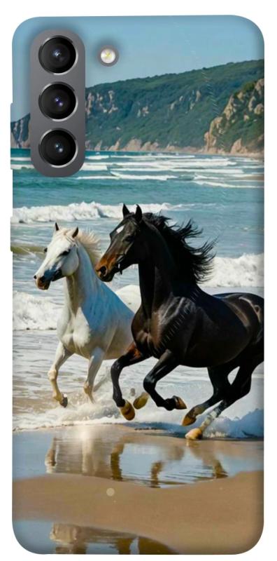 Чехол itsPrint Beach Horses для Samsung Galaxy S21, животные, купить оптом с доставкой