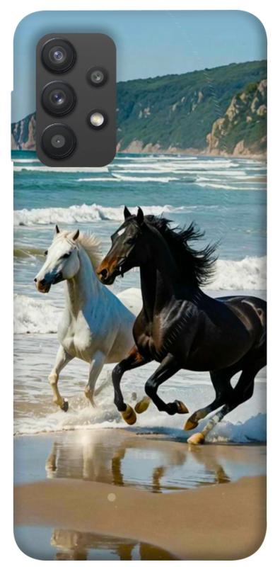 Чехол itsPrint Beach Horses для Samsung Galaxy A32 (A325F) 4G, животные, купить оптом с доставкой