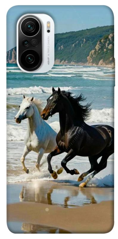 Чехол itsPrint Beach Horses для Xiaomi Redmi K40 / K40 Pro / K40 Pro+ / Poco F3, животные, купить оптом с доставкой