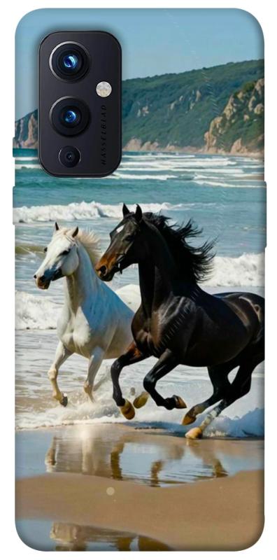 Чехол itsPrint Beach Horses для OnePlus 9, животные, купить оптом с доставкой